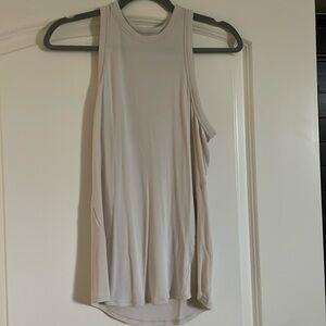 Lululemon Hold Tight High Neck Tank Top Natural Ivory